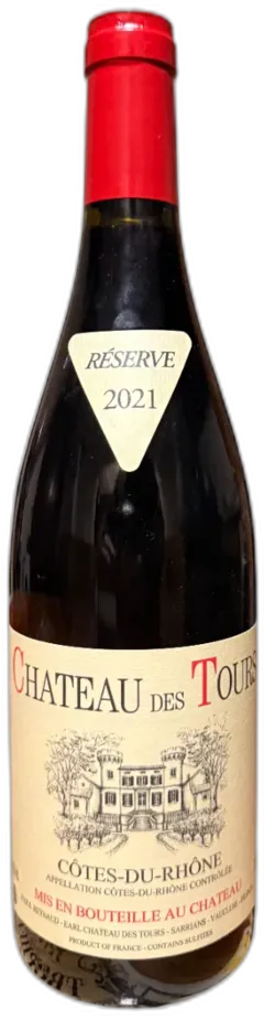 illustration du vin Rayas Chateau des Tours Cotes du Rhone Rouge Reserve 2021