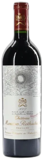 illustration du vin Chateau Mouton Rothschild, Pauillac, France 2002