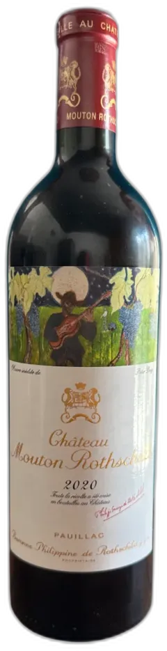 photo du vin Chateau Mouton Rothschild, Pauillac, France 2020