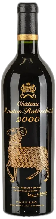 image du vin Chateau Mouton Rothschild, Pauillac, France 2000