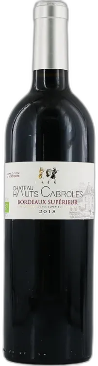 vue du vin Bordeaux Supérieur Cuvée "l'Héritage" Château Haut Cabroles