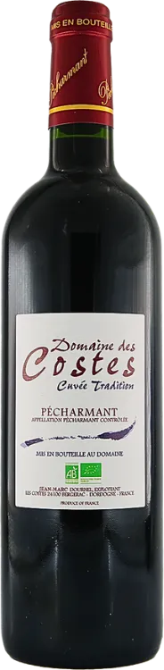 aperçu du vin Pécharmant Cuvée "Tradition" Domaine des Costes