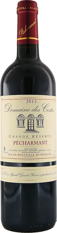 image du vin Pécharmant Cuvée "Grande Réserve" Domaine des Costes