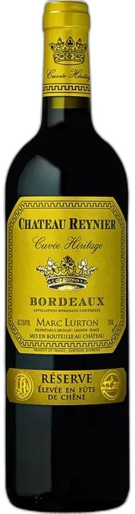 image du vin Bordeaux Fût de Chêne Cuvée "Héritage" Château Reynier