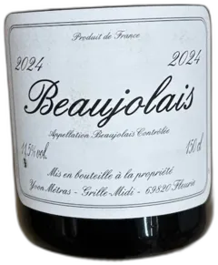 photo du vin Yvon Métras Beaujolais 2024 Magnum