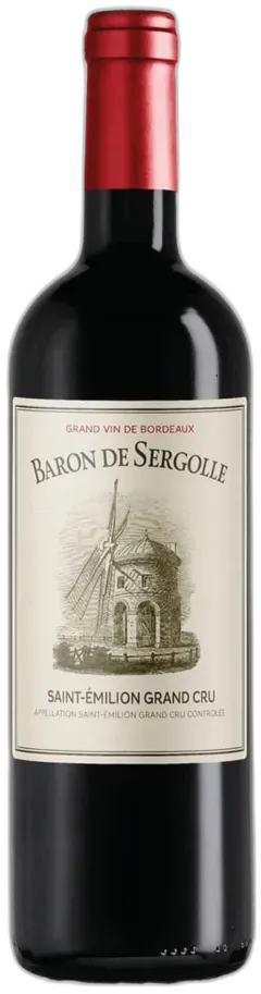 aperçu du vin Saint-Émilion Grand Cru Aoc Baron de Sergolle 2021