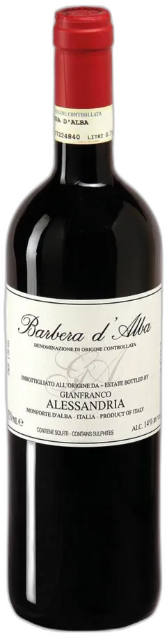 photos du vin Barbera d’Alba Doc Vittoria Gianfranco Alessandria 2021