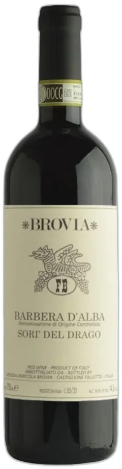 image du vin Barbera d'Alba Doc Sori' Del Drago Brovia 2023
