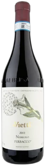 vue du vin Langhe Doc Nebbiolo Perbacco Vietti 2023
