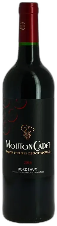 photo du vin Mouton Cadet Bordeaux Rouge Par Baron Philippe de Rothschild