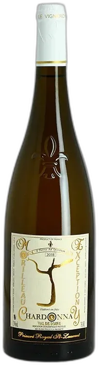 vue du vin Chardonnay 2018 Morilleau Cuvée Exception