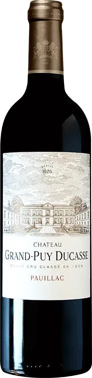 vue du vin Grand Puy Ducasse 2022 Pauillac