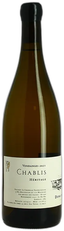 photos du vin Chablis Héritage Dauvissat Père & Fils 2021