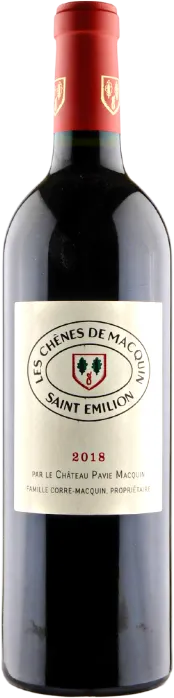 photo du vin Château Pavie Macquin Saint Emilion "les Chênes de Macquin" 2018