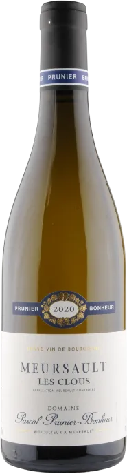 photo du vin Domaine Prunier-Bonheur Meursault "les Clous"