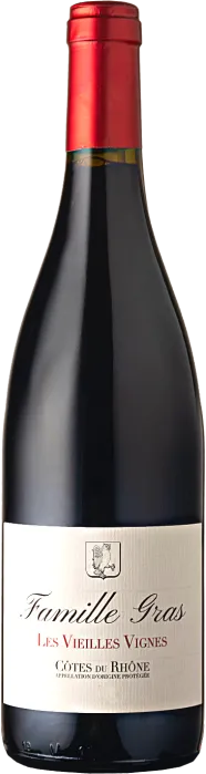 photo du vin Famille Gras Côtes du Rhône "Vieilles Vignes" 2021