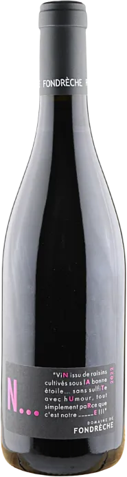 vue du vin Domaine Fondrèche Ventoux "N... Sans Soufre" 2022