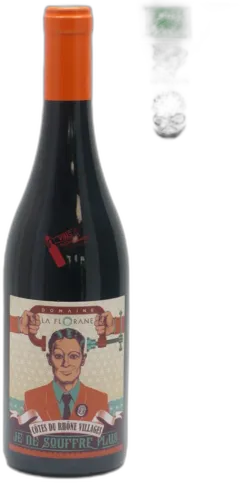 capture du vin Domaine la Florane Côtes du Rhône Villages Rouge je ne Souffre Plus 2024