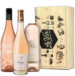illustration du vin 3 Vins Rosés Frais d’Été