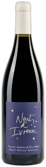 aperçu du vin Nuits d’Ivresse Aoc Bourgueil Vin Bio et Sans Sulfite Ajouté