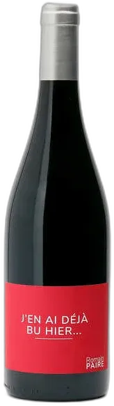 photo du vin "j'en ai Déjà bu Hier" Vin Bio Gamay st Romain