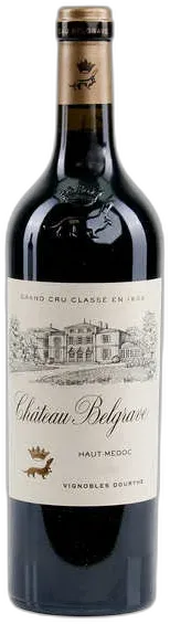 photo du vin Château Belgrave Haut Médoc Grand Cru Vin Rouge