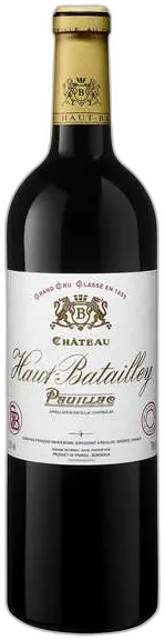 photo du vin Château Haut-Batailley 2015 Pauillac
