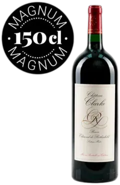 vue du vin Château Clarke Baron Edmond de Rothschild Magnum Vin Rouge