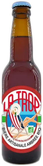 photo du vin la Trop Bière Ambrée de Provence Bio