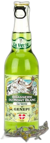 vue du vin la Bière au Génépi du Mont Bière Française