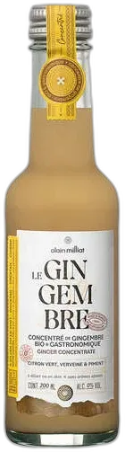 photo du vin le Gingembre Concentré de Gingembre Bio au Citron Vert, Verveine, Piment