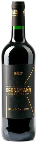 vue du vin Saint-Emilion Grande Réserve Vin Kressmann