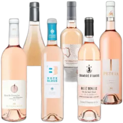 vue du vin Assortiment de 6 Rosés Incontournables Pour l’Été