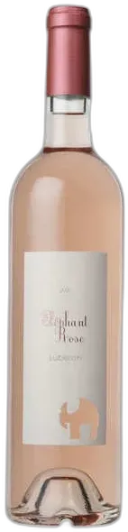 vue du vin Eléphant Rose Vin Aoc Côtes du Lubéron