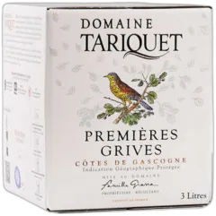photo du vin Tariquet Premières Grives en Bib Vin Moelleux Côtes de Gascogne