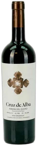 aperçu du vin Cruz de Alba Crianza Vin Espagnol Biodynamique Aoc Ribera Del Duero
