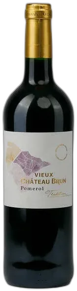 image du vin Vieux Château Brun Pomerol Vin Bio