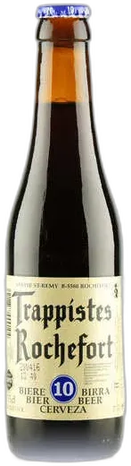 image du vin Trappiste Rochefort 10 Bière Brune Belge