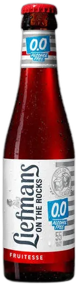 illustration du vin Liefmans on The Rocks Fruitesse Bière Belge Aromatisée Aux Fruits Rouges Sans Alcool