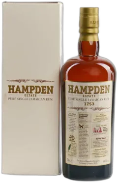 image du vin Rhum Jamaïcain Hampden 1753