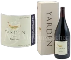 photo du vin Magnum Yarden Pinot Noir 2018 en Plumier Bois Edition Limited