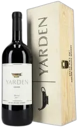 illustration du vin Magnum Yarden Merlot 2019 en Plumiers Bois Limited Edition