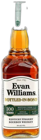 image du vin Bourbon Evan Williams White Label Kentucky Straight Bourbon