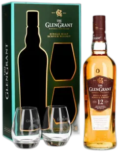 photo du vin Single Malt Glen Grant 12 Ans 2 Verres