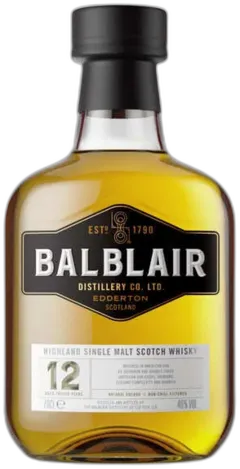 photo du vin Balblair 12 Ans Single Malt Scotch