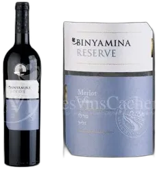 capture du vin Magnum Binyamina Spécial Réserve Merlot 2010 en