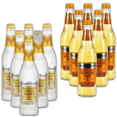 illustration du vin Assortiment Indian Tonic et Ginger Ale Fever Tree