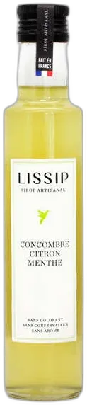 photo du vin Sirop Artisanal Concombre, Citron et Menthe