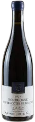 vue du vin Hautes Côtes de Beaune Vieilles Vignes le Closeau 2023 Domaine Charles Père & Fille