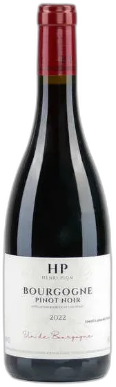 photo du vin Bourgogne Pinot Noir Maison Henri Pion Vin
